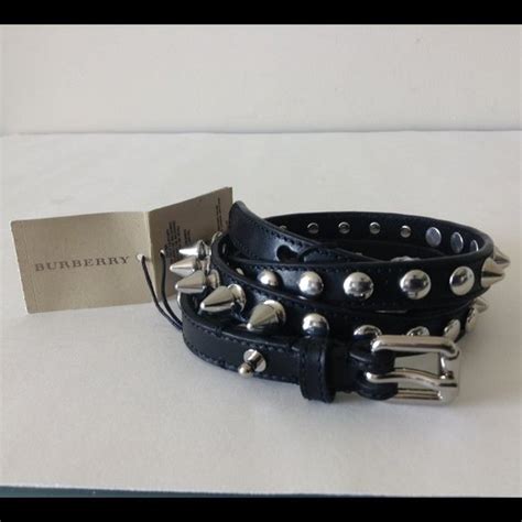 Burberry belt with 3 spikes